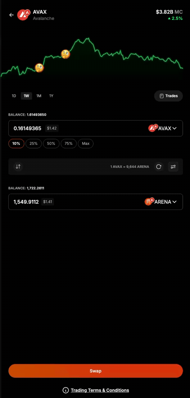 Multichain Wallet + Native Swaps + Social Layer animated preview
