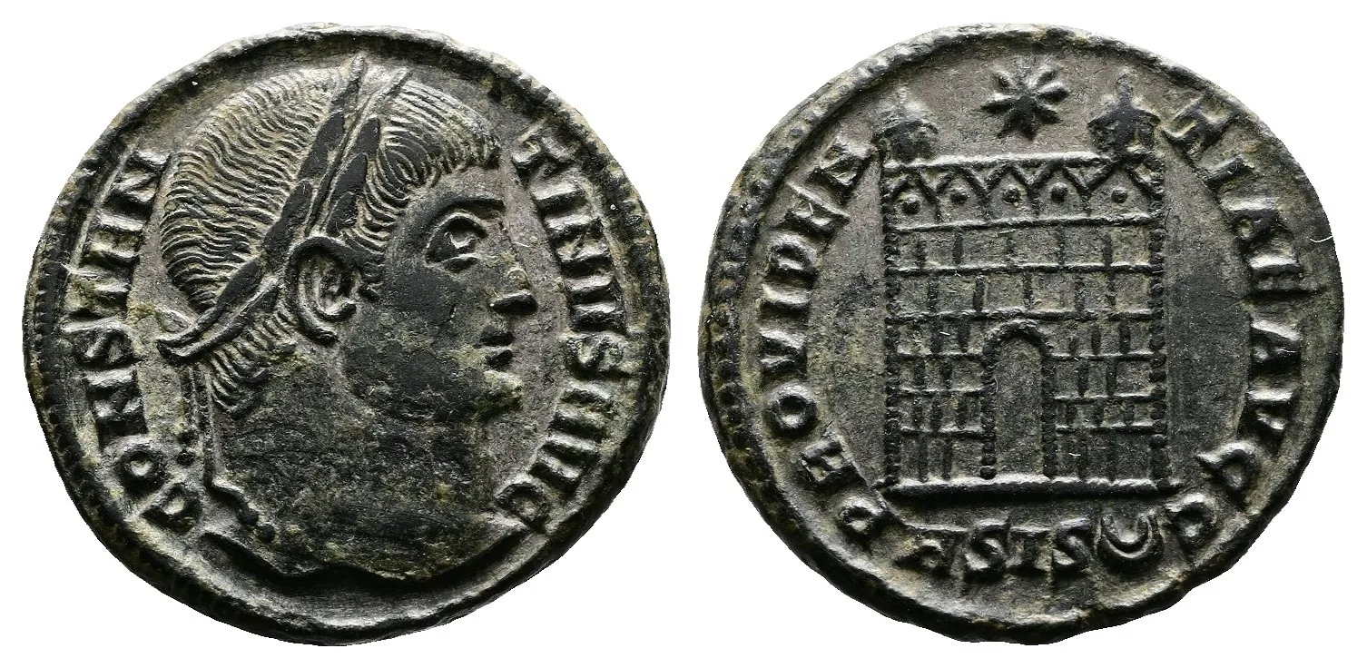 CONSTANTINE I 'the Great' (307-337) Silvered Æ Follis