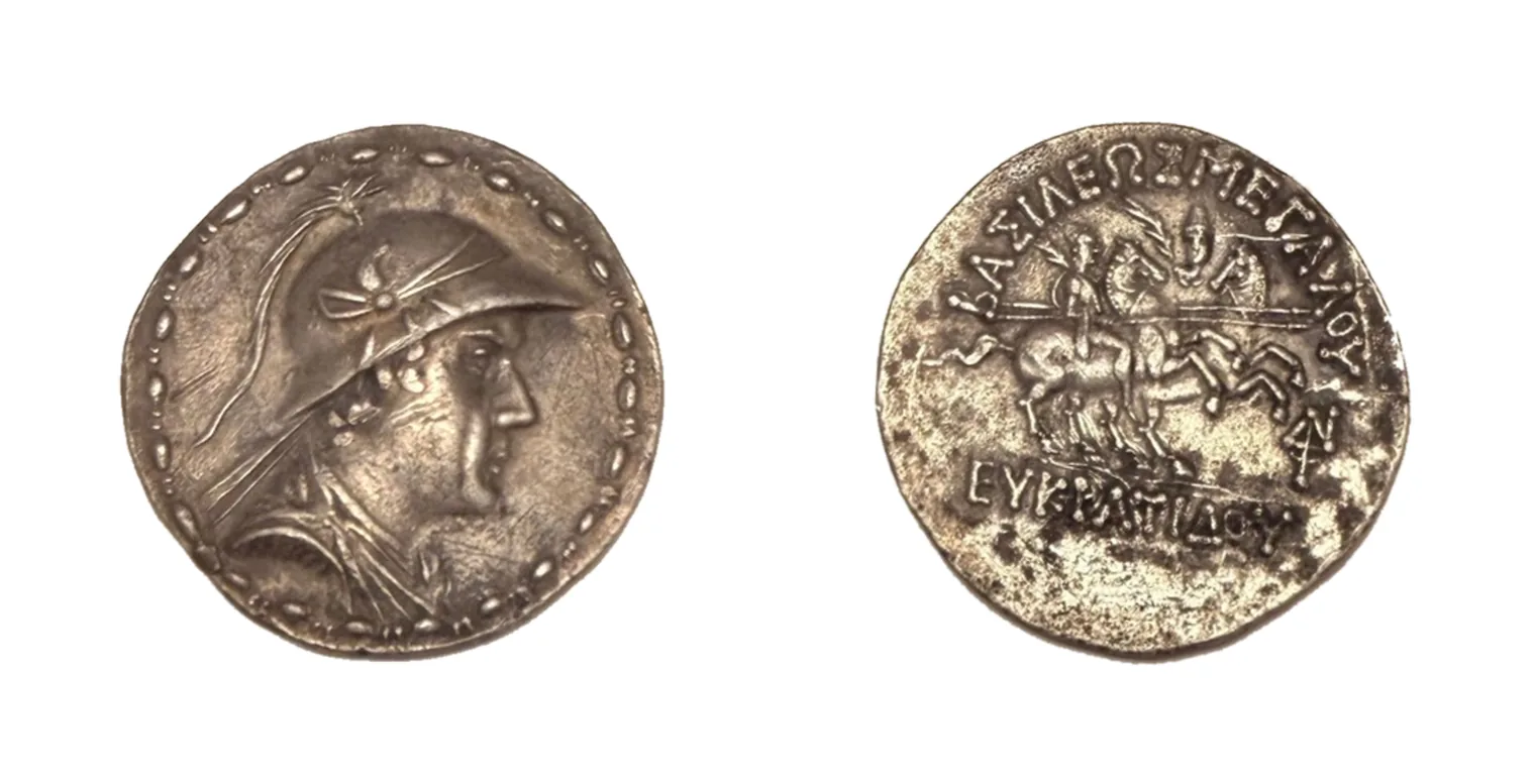 BAKTRIA, Eukratides I Megas (171-145 BC) AR Tetradrachm