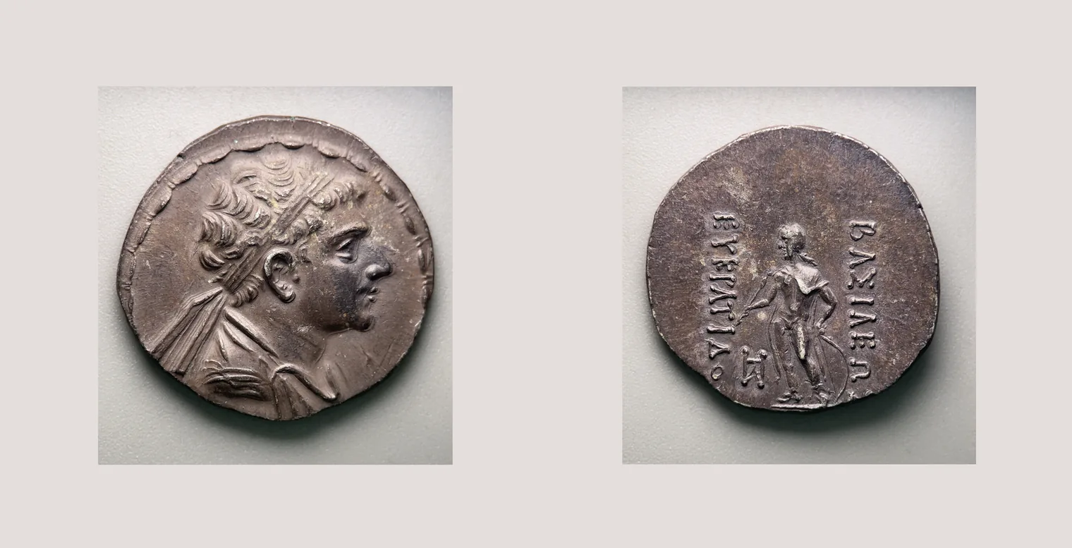 BAKTRIA, Eukratides II Soter (145-140 BC) AR Tetradrachm