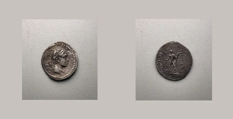 BAKTRIA, Euthydemos II (185-180 BC), AR Obol