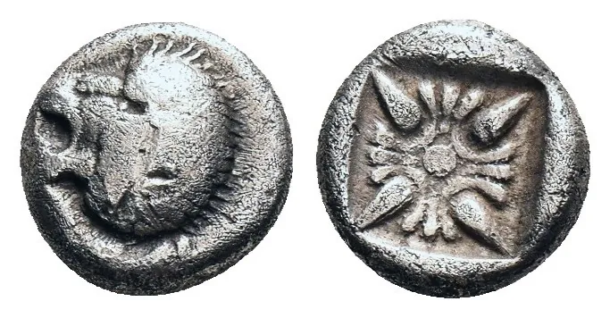 IONIA, Miletos, Obol or Hemihekte