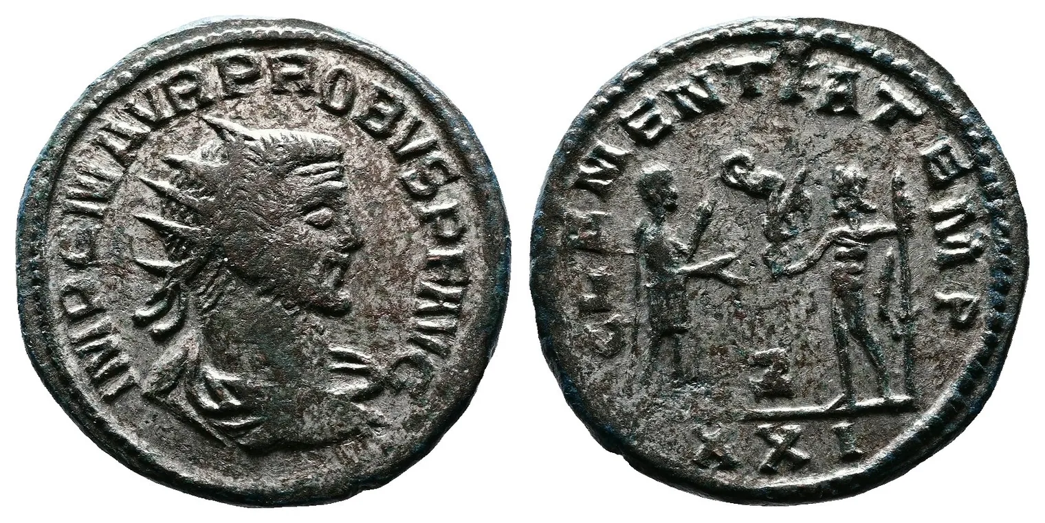 PROBUS (276-282) Silvered Æ Antoninianus