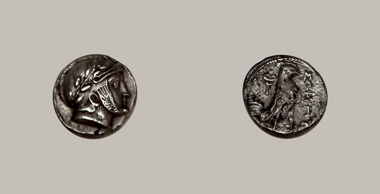 BAKTRIA, Sophytes (Sophytos), AR Drachm